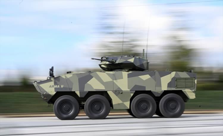 <p>Farklı varyantları olan Arma II, gözetleme ve dinleme vasıtaları ile keşif aracı, geniş iç hacmi ve çok hızlı yer değiştirme kabiliyetiyle komuta kontrol aracı olarak görev alabiliyor. </p>