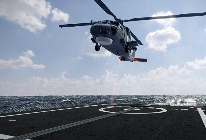 <p><strong>MİLLİ GEMİLERİN YERLİLİK ORANINI ARTIRACAK</strong></p>
<p>Helikopter Yakalama ve Transfer Sistemi, helikopterlerin gemiye güvenle inmesini, sabitlenmesini ve hangara çekilmesini sağlayacak.</p>