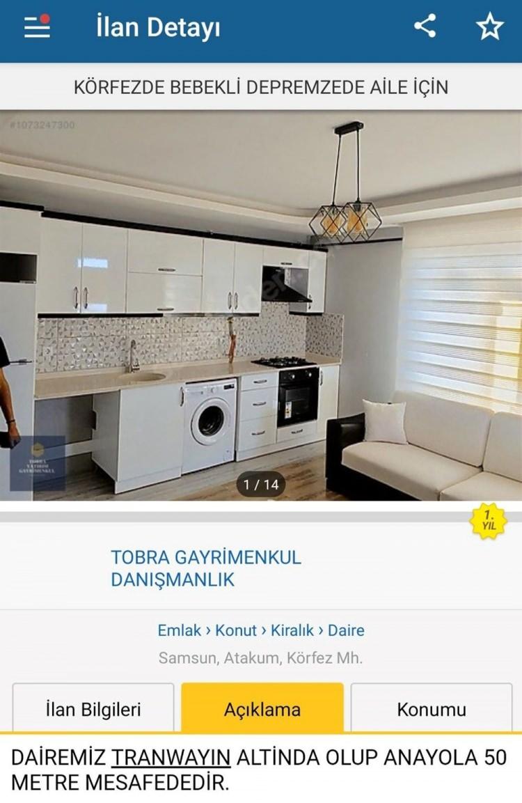 <p>Antalya'nın Kemer ilçesinde 2+1 bir evi bulunan kişi, yayınlandığı ilanında, “Duygularım karışık, hiçbir şey yapamamak bizi derinden üzüyor. </p>

