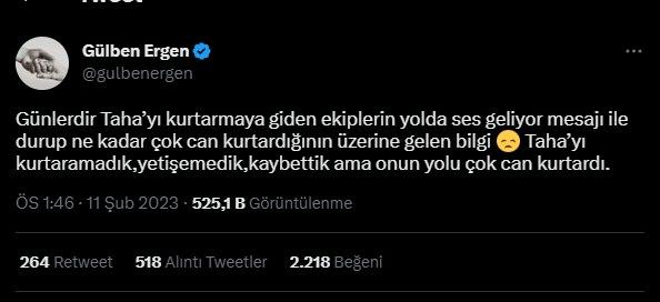 <p><span style="color:#800000"><strong>İŞTE GÜLBEN ERGEN'İN O PAYLAŞIMI</strong></span></p>