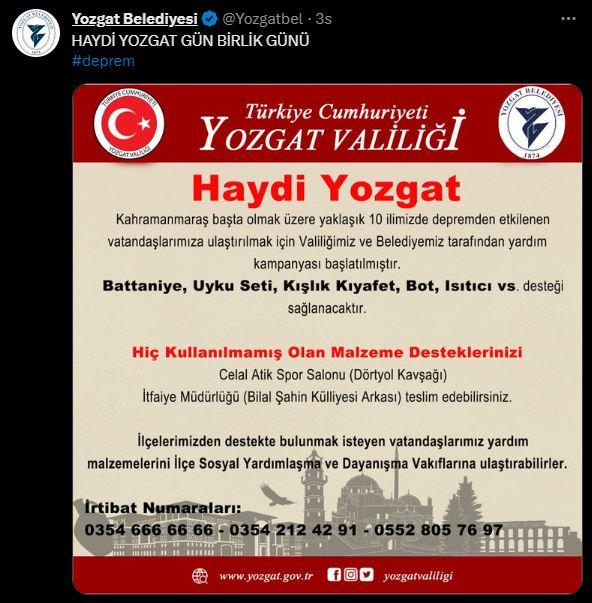 <p><strong>YOZGAT BELEDİYESİ</strong><br />
<br />
 </p>
