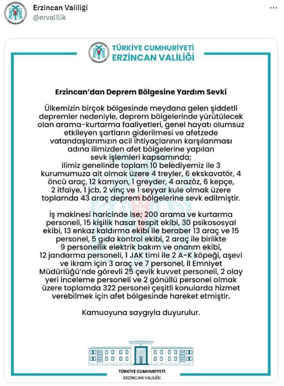 <p><strong>ERZİNCAN VALİLİĞİ</strong></p>
