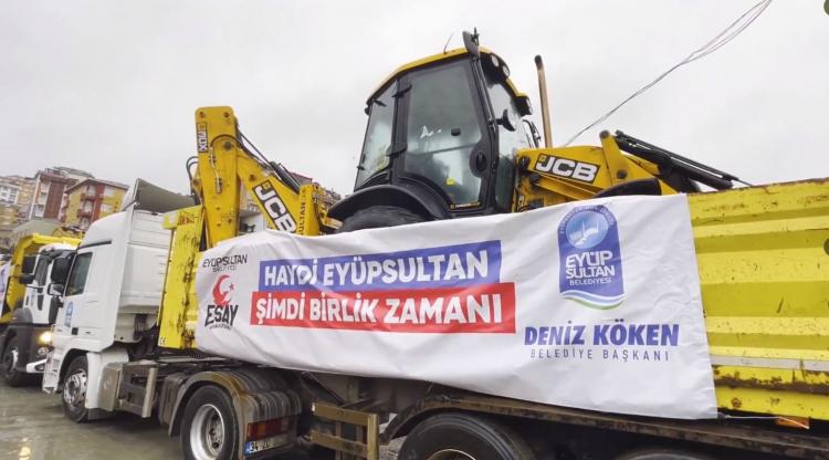 <p><strong>EYÜPSULTAN BELEDİYESİ</strong></p>

<p>​Eyüpsultan Belediyesi, 13 personel ve bir araçtan oluşan Eyüpsultan Afet Yönetim Birimi'ni (ESAY), AFAD koordinesinde deprem bölgesine gönderdi. </p>
