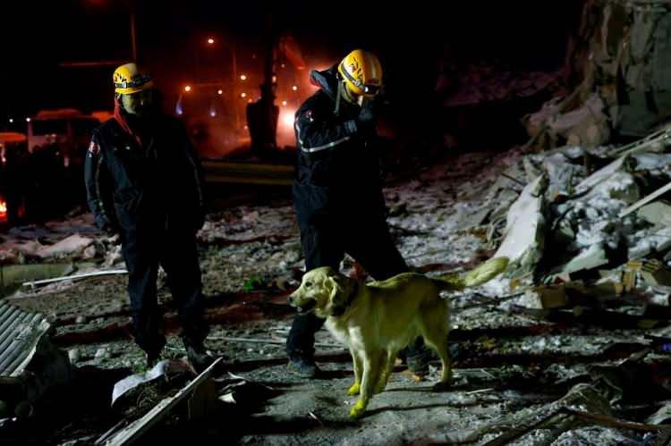 <p>Bulut, eğitimlerde aldıkları bir oyuncakla enkaza gittiklerini, insan kokusuyla oyuncağı özdeşleştiren Köpük'ün bu kokuyla yaralıları bulduğunu ve havlamaya başladığını sözlerine ekledi.</p>
