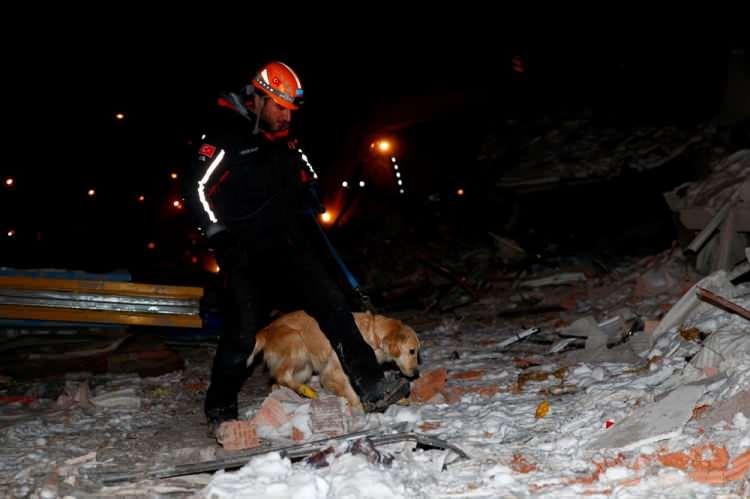 <p>"Köpük'ün patileri enkazdaki camlardan kesildi. Enkaz alanında hazır bulunan veterinerimiz onu tedavi etti. Köpeğin çalışır olurunu aldıktan sonra hızlı bir şekilde Ergül Apartmanı'na intikal ettik. Orada da Erol diye 55 yaşında birinin kurtarılmasına yine vesile oldu. Bugün de beşinci gün oldu, dikiş attırdık. Veteriner hekim tedavisini yaptı, bandajladı. Şu an sağlık açısından bir problemi yok. Diğer enkazlarda çalışmalarımıza devam ediyoruz. Bizim köpeğimiz de büyük fedakarlık gösteriyor. Yine aynı şevkle çalışıyor."</p>
