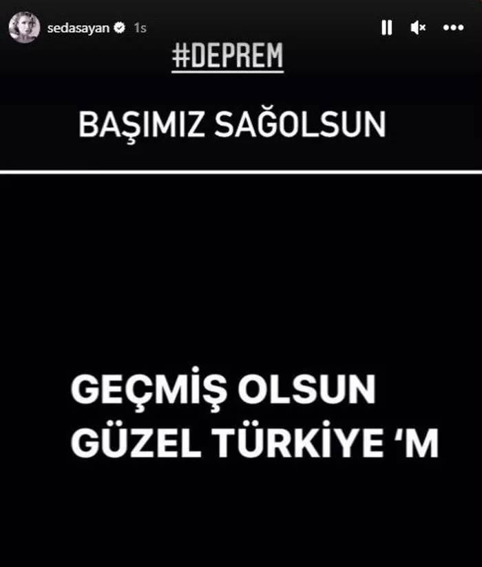 <p><span style="color:#8B4513"><strong>SEDA SAYAN</strong></span></p>
<p><span style="color:#000000"><strong>Başımız sağ olsun. Geçmiş olsun güzel Türkiye'm.</strong></span> <a href="https://www.yasemin.com/"><span style="color:rgb(255, 255, 255)"><strong>(Yasemin.com)</strong></span></a></p>