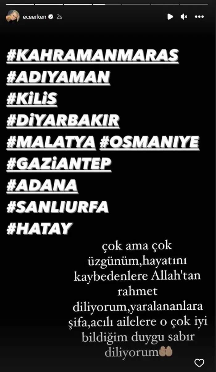 <p><span style="color:#8B4513"><strong>ECE ERKEN</strong></span></p>
<p><span style="color:#000000"><strong>Çok ama çok üzgünüm. Hayatını kaybedenlere Allah'tan rahmet diliyorum, yaralananlara şifa, acılı ailelere o çok iyi bildiğim duygu sabır diliyorum. </strong></span><a href="https://www.yasemin.com/"><span style="color:rgb(255, 255, 255)"><strong>(Yasemin.com)</strong></span></a></p>