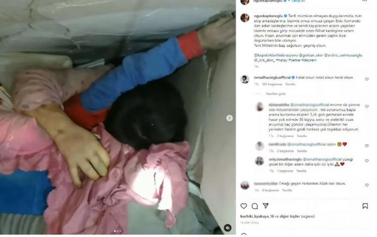 <p><strong>İnsan, avunmak için elimizden geleni yaptık diye düşünürken bile utanıyor. Türk Milletinin başı sağolsun, geçmiş olsun."</strong></p>
