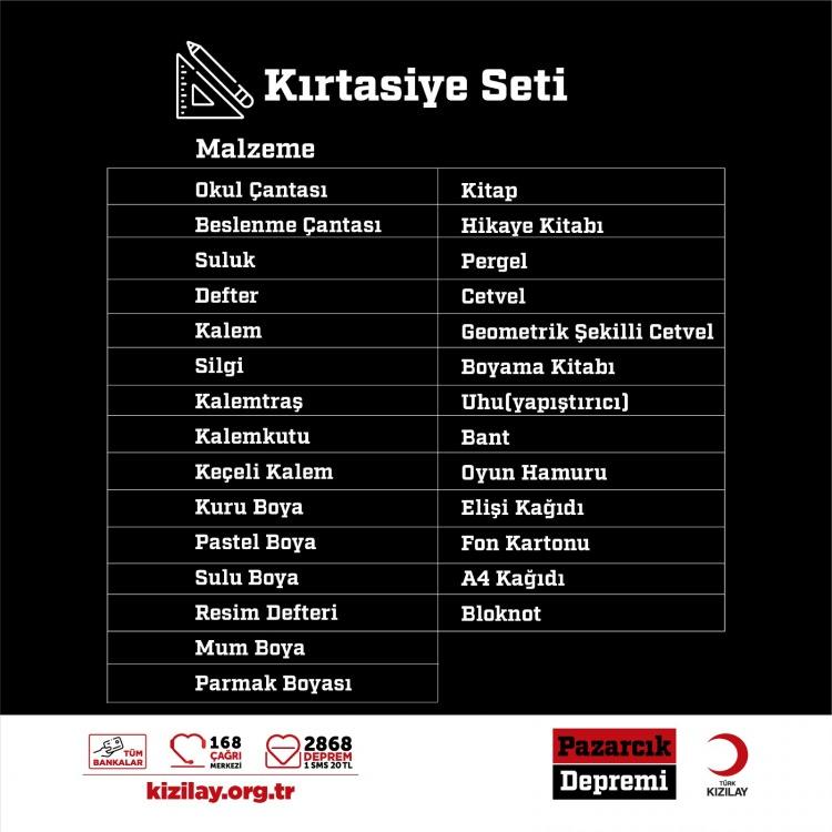 <p>Vatandaşlar ve firmalar tüm süreçlerle ilgili olarak 168 Kızılay Çağrı Hattından bilgi alabilir ve www.kizilay.org.tr adresindeki Ayni Bağış Bilgilendirme Sayfalarından detaylı bilgi alabilir. </p>
<p> </p>