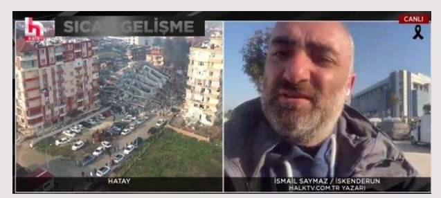 <p><strong>SAYMAZ'IN &Ccedil;ADIR YALANI</strong></p>

<p>Gazeteci İsmail Saymaz, Hatay'da depremzedelerin sığınabileceği &ccedil;adırların dağıtılmadığını ve kurulmadığını iddia etti.</p>
