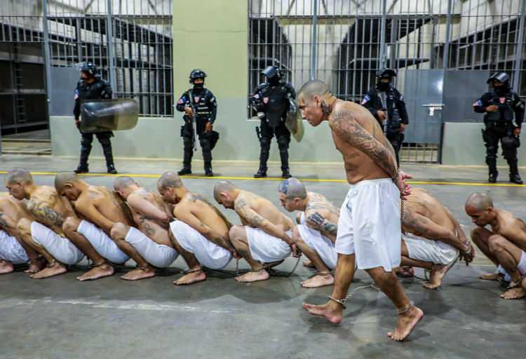<div>San Salvador'a 74 kilometre mesafede Tecoluca kasabasındaki bir vadide, 166 hektarlık alanda mega olarak adlandırılan hapishanenin açılışı 2 Şubat'ta yapılmıştı.</div> 