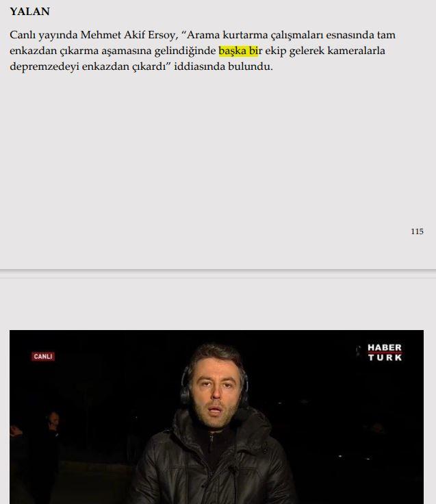 <p><strong>Depremzedeler çıkartılırken başka bir ekip gelip çıkarma işlemini yaptı.</strong></p>

<p><strong>GERÇEK</strong> Buna dair hiçbir kanıt ortaya atılmadı. Bu iddiayı savunan kimse bulunamadı. Bir <br />
duyum üzerine Mehmet Akif Ersoy tarafından haberleştirildi.</p>

<p> </p>

