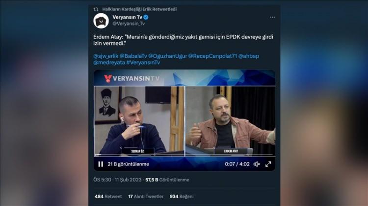 <p><strong>Mersin’e gönderilen akaryakıt gemisi EPDK tarafından engellendi.</strong></p>
<p><strong>GERÇEK</strong> Yapılan açıklamada, "Sosyal medyada çıkan,'Mersin'e gönderilen akaryakıt gemisi EPDK tarafından engellendi.' şeklindeki iddiaların kesinlikle yalandır. EPDK'nın böyle bir yetkisi olmadığı gibi kurumumuz bölgeye daha fazla akaryakıt ulaştırılması için azami gayret göstermektedir. Bu provokatif ve alçak iftirayı atanlar ile farklı mecralarda yayanlar hakkında yasal süreç başlatılacaktır. Kamuoyunu saygıyla duyurulur." ifadelerine yer verildi.</p>