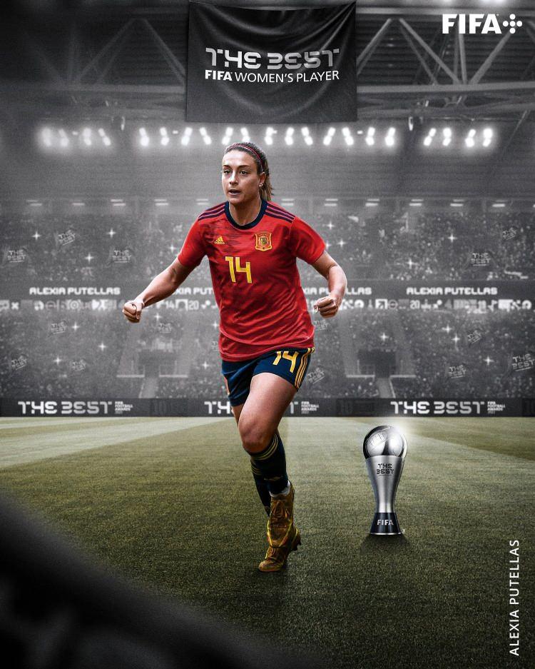 <p>FIFA YILIN EN İYİ KADIN FUTBOLCUSU - ALEXIA PUTELLAS</p>