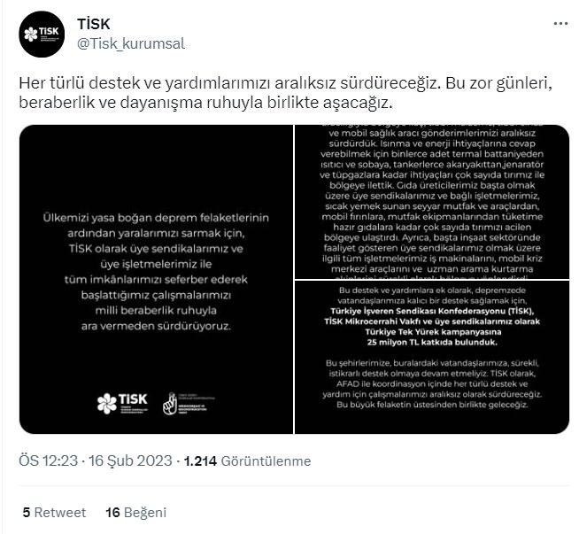 <p>Türkiye İşveren Sendikaları Konfederasyonu (TİSK)</p>