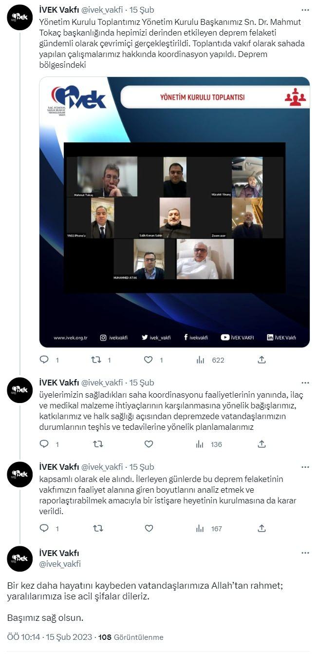 <p>İla&ccedil;, Eczacılık, Sağlık Bilim ve Teknolojileri Vakfı (İVEK)</p>
