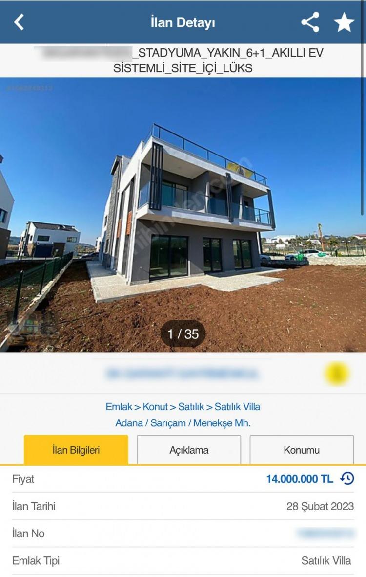 <p>20 günde 3 milyon 500 bin lira zam yapılan villa deprem fırsatçılığını bir kez daha gözler önüne serdi.</p>
<p> </p>