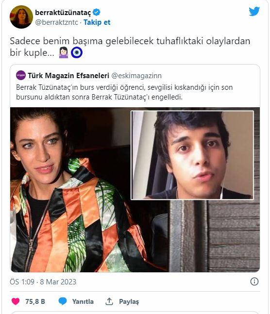 <p><strong>Oyuncu tekrar gündeme gelen olay karşısında "Sadece benim başıma gelebilecek tuhaflıktaki olaylardan bir kuble..." diyerek cevap verdi.</strong></p>
