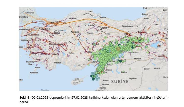 <p>Kırık Harmanlı’nın kuzeybatısında sola sıçrayarak 4 km gözlendi. Ozan Köyü’nün kuzey çıkışındaki tali yolda 2.10 m yer değiştirme ölçüldü. Gölbaşı ilçesi girişine kadar izlenemeyen kırık izi ilçenin kuzeydoğu girişinde karayolu ve tren yolunda deformasyonlara neden olmuş, kademeli sağa sıçrayarak Gölbaşı İlçesinin içini kat etmiştir. Burada 4 metre yer değiştirmeler ölçüldü. Gölbaşı çıkışından itibaren muhtemelen havzanın güney yamaçlarını takip eden iz Balkar’ın 1.5km kuzeydoğusundan itibaren belirgin bir şekilde gözlendi. Balkar girişinde akaryakıt istasyonunun arkasındaki bahçe tellerinde 4 metre sol yanal yer değiştirme ölçüldü. Balkar’ın kuzeyindeki ötelenmiş sırtların güneyinden eski izini takip eden kırık evlerin bahçe duvarlarında 4 metrelik atımlara neden oldu.</p>