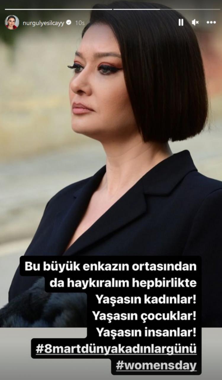<p><span style="color:#B22222"><strong>NURGÜL YEŞİLÇAY</strong></span></p>
<p><strong>Bu büyük enkazın ortasından da haykıralım hep birlikte; yaşasın kadınlar, yaşasın çocuklar, yaşasın insanlar! 8 Mart Dünya Kadınlar Günü...</strong></p>