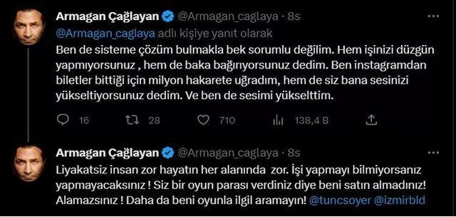 <p><span style="color:#B22222"><strong>"İŞİ YAPMAYI BİLMİYORSANIZ YAPMAYACAKSINIZ!"</strong></span></p>

<p><strong>Liyakatsiz insan zor hayatın her alanında zor. İşi yapmayı bilmiyorsanız yapmayacaksınız! Siz bir oyun parası verdiniz diye beni satın almadınız! Alamazsınız! Daha da beni oyunla ilgil aramayın!"</strong></p>

<p> </p>
