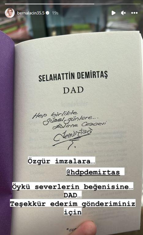 <p><span style="color:#000000"><strong>Demirtaş'ın imzası ve "Hep birlikte güzel günlere..." notunu düştüğü kitap için "Özgür imzalara" diyen Laçin'in HDP sevici tavırlara bürünmesi sosyal medya kullanıcılarını kızdırdı. </strong></span><a href="https://www.yasemin.com/"><span style="color:rgb(255, 255, 255)"><strong>(Yasemin.com)</strong></span></a></p>
