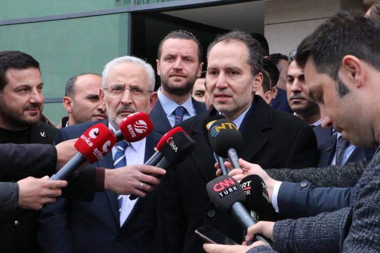 <p>Yeniden Refah Partisi Genel Başkanı Fatih Erbakan,</p>