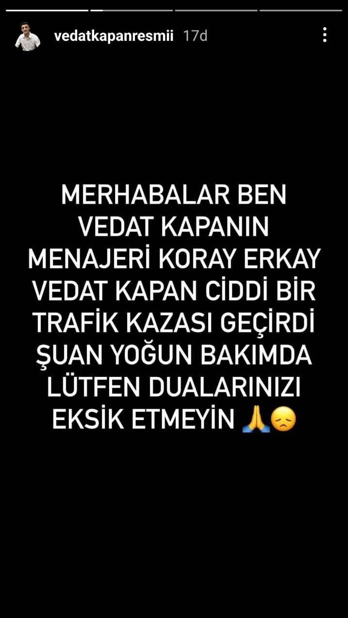 <p> Son noktayı ise Kapan’ın hayatını kaybettiğini ve cenazesinin Ankara Karşıyaka Mezarlığı’na defnedileceğini söyleyerek koydu.</p>
