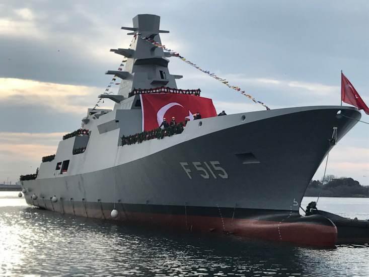 <p><span style="color:#800000"><strong>Fırkateyn: F 515</strong></span></p>