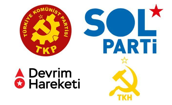 <p>SOSYALIST GÜÇ BİRLİĞİ İTTİFAKI</p>

<p>Sosyalist Güç Birliği; SOL Parti (SOL), Türkiye Komünist Partisi (TKP), Türkiye Komünist Hareketi (TKH) ve Devrim Hareketi (DH) partilerinden oluşuyor.</p>
