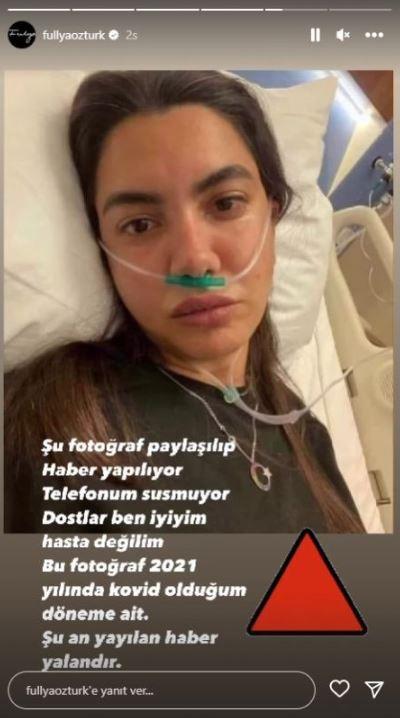 <p><span style="color:#B22222"><strong>"NOLUR PAYLAŞMAYIN ARTIK"</strong></span></p>

<p><strong>Sağlığı hakkında bilgi veren Fulya Öztürk, "Nolur yalan haber paylaşmayın. </strong></p>
