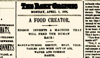 <p>Amerika genelindeki pek çok gazete, haberin gerçekliği konusunda şüphe etmedi. Hatta Buffalo Commercial Adviser, Edison’un dehası üzerine uzun bir makale kaleme aldı. New York Graphic’in muzip editörlerinin keyfine diyecek yoktu. Buffalo Commercial Adviser’ın makalesini olduğu gibi yayımladılar, başlığında ise “Oltaya geldiler” yazıyordu!</p>
