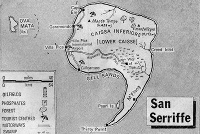 <p><strong>San Serriffe adında bir ülke (1977)</strong></p>

<p>İngiliz Guardian gazetesi, Hint Okyanusu`nda yer alan noktalı virgül şeklinde adalardan oluşan San Serriffe adlı "uydurma" bir ülkeyi tanıtmak için yedi sayfalık bir ek yayımladı. Başkenti Bodoni olan adalar ülkesini General Pica yönetiyordu. Ekin yayınlandığı gün The Guardian`ın telefonları kilitlendi. Okurlar, cennete benzeyen adalarda tatil yapabilmek için daha fazla bilgi istiyordu. Sadece birkaç okuyucu, adayla ilgili her şeyin imla terminolojisinden geldiğini fark etti.</p>
