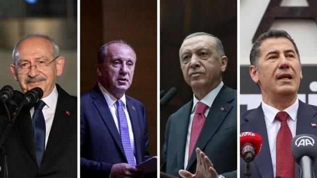 <p>Seçimlere alfabetik sırayla Kemal Kılıçdaroğlu, Muharrem İnce, Recep Tayyip Erdoğan ve Sinan Oğan Cumhurbaşkanı adayı olarak girecek. </p>

<p>"PUSULADA SIRALAMA İÇİN KURA ÇEKİLECEK"</p>

<p>Cumartesi saat 14.00 itibariyle adayların pusulada yer alacağı sıralama için kura çekilecektir. Seçim kararının iptal edilmesine yönelik yapılan başvurular da değerlendirilmiş ve reddine karar verilmiştir. </p>

<p>Kurula verilen dilekçelerde, “28 Mart 2023 tarihli Resmî Gazete’de yayımlanan geçici aday listesinde yer alan sayın Recep Tayyip Erdoğan’ın Cumhurbaşkanı geçici adayları listesinden çıkartılması” talep edildi. </p>
