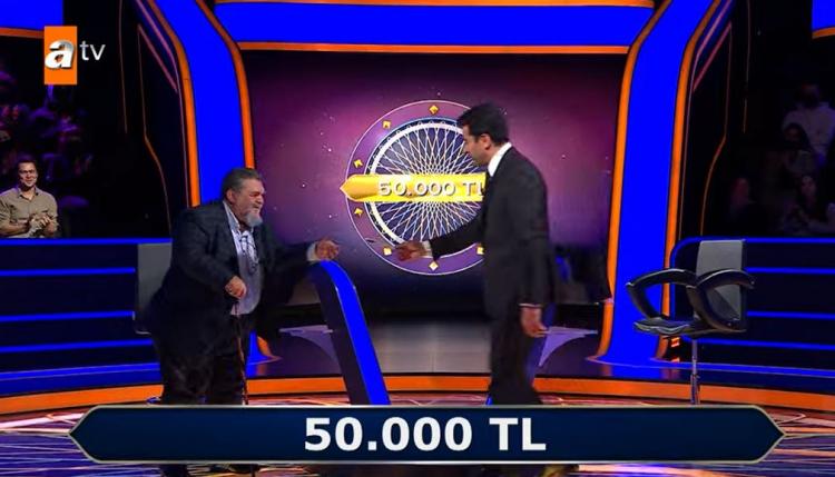 <p><span style="color:#000000"><strong>50.000 Bin TL ile yarışmaya veda eden yarışmacı, geceye damga vurdu.</strong></span></p>
