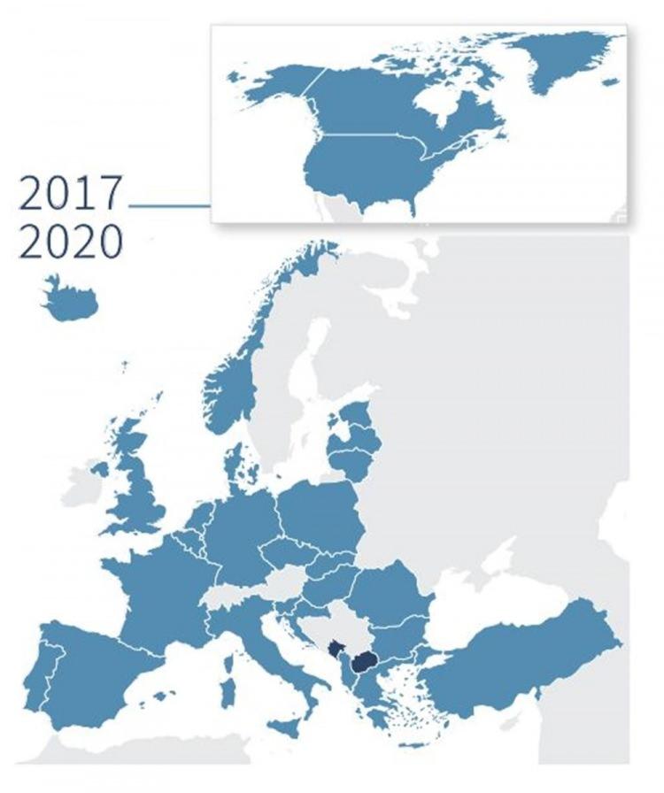 <p>2017'DE bir yeni ülke daha NATO'ya katıldı.</p>
