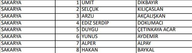 <p>İYİ PARTİ SAKARYA MİLLETVEKİLLERİ ADAYLARI</p>
