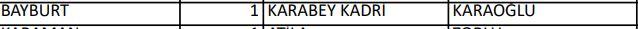 <p>İYİ PARTİ BAYBURT MİLLETVEKİLİ ADAYI</p>
