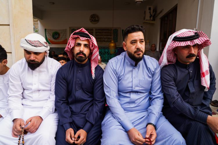 <p>Al-Basha Camisi'nde bayram namazı</p>