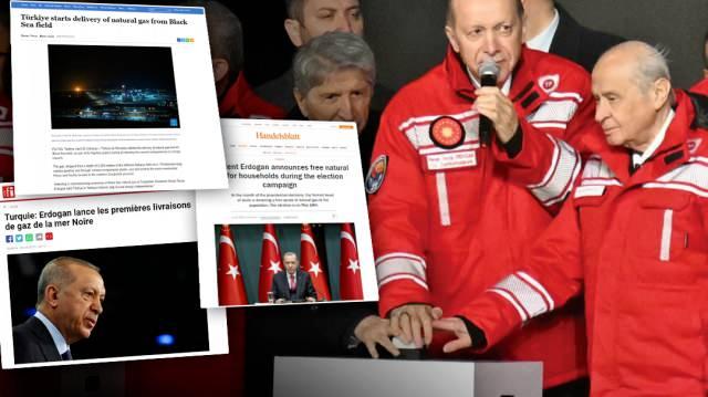 <p><strong>"ÜRETİM KATLANARAK ARTACAK"</strong></p>

<p> </p>

<p>Fransız televizyonu RTBF de töreni, "Türkiye, 2020'de keşfedilen Sakarya doğalgaz sahasının üretimine başlıyor" manşetiyle duyurdu. Başkan Erdoğan'ın Sakarya sahasını 100. yılını kutlayan Türkiye Cumhuriyeti'nin en büyük doğalgaz sahası" olarak takdim ettiğini hatırlatan RTBF, yerli gaz üretiminin gelecek dört ya da beş yıl içinde dörde katlanacağını aktardı.</p>
