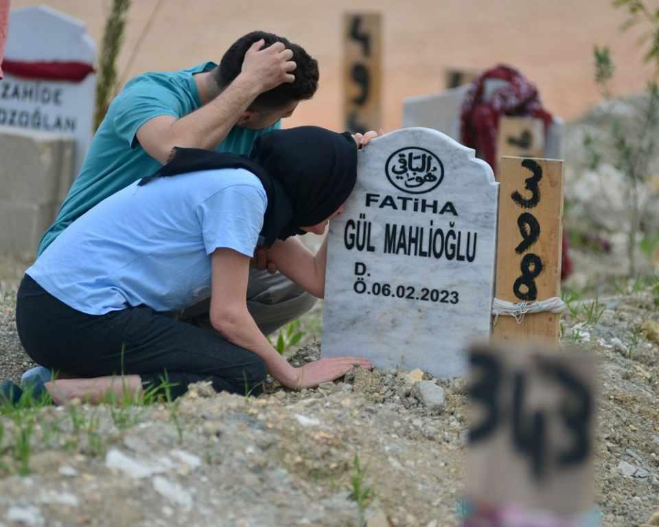 <p>Hayatını kaybedenlerin kabirlerini ziyaret edenler, çiçekler ekip, düzenlemeler yaptı.</p>

<p> </p>

