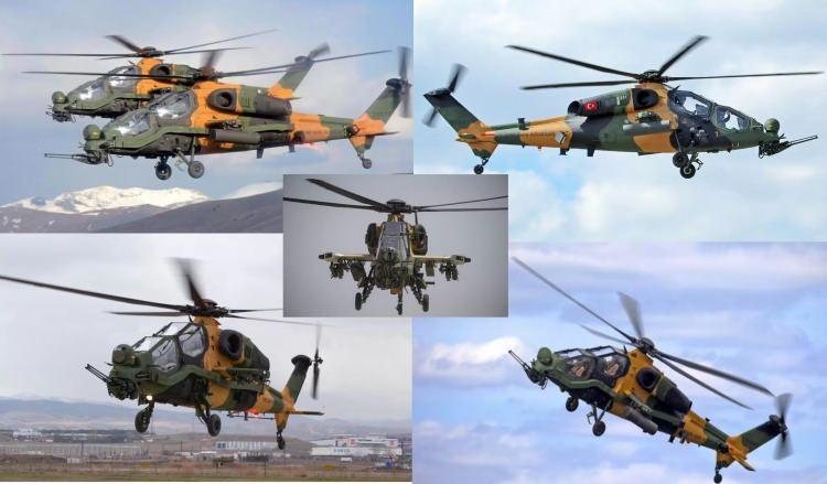 <p><strong>ATAK HELİKOPTERİNİN ÖZELLİKLERİ</strong></p>

<p>• Maksimum hızı : 278 km/s (151 knot)</p>

<p>• Azami servis irtifası : 6.096 m (20.000 ft)</p>

<p>• Görev yüklü irtifa : 3.048 m (10.000 ft)</p>

<p>• Tırmanma hızı : 14,0 m/s (2.750 ft/min)</p>

<p>• Azami Güç/Ağırlık Oranı : 550 hp/tn</p>

<p>• Maksimum havada kalma süresi : 3 sa. (3 h)</p>

<p>• Maksimum menzil : 561 km (303 nm)</p>

<p>• Ek yakıt tanklı menzil : 1000 km (540 nm)</p>

<p>• Motor : 2 x LHTEC CTS800-4A[23]</p>

<p>• Motor gücü : 2 x 1361 shp (2 x 1014 kW)</p>
