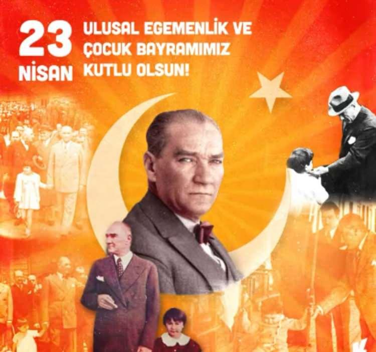 <p><span style="color:#DAA520"><strong>KENAN DOĞULU</strong></span></p>
<p><strong>Bugün tüm dünya çocuklarının, bugün hepimizin! Mustafa Kemal Atatürk’ün tüm dünya çocuklarına hediyesi 23 Nisan Ulusal Egemenlik ve Çocuk Bayramımız kutlu olsun.</strong></p>