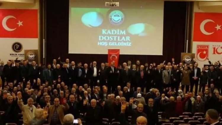 

<p>Yakup Sucuoğlu, Chairman of the Ancient Friends Group, said, “We have dedicated our lives to this cause.  We gave our 50 years with excitement, great effort and sweat.  We have come to these days by overcoming many hardships.  Our aim is to protect our acquired belief values.  Our late teacher Erbakan said morality first, then spirituality.  He made us run for this cause.  Afterwards, he listed many targets such as industrial moves.  May Allah be pleased with our President, who is the student of our teacher, Erbakan realized his goals.  This is the spirit of Milli Gorus, to fulfill its goals by staying loyal to our teacher.  We condemn the current stance of the Felicity Party (SP).  They do not represent Milli Gorus,” he said.</p>
<p>“/><br />
						</figure>
</p></div>
</p></div>
<p>								<!-- Scroller Status / Loading --></p>
<p>				<input id=