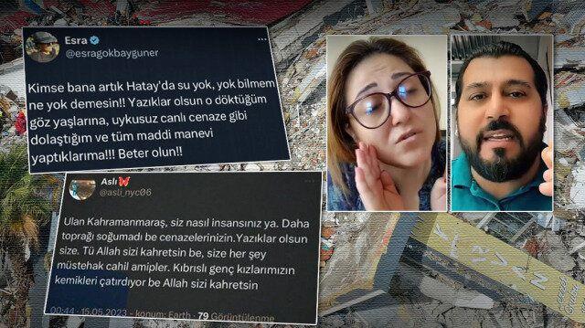 <p>Sosyal medya hesaplarından depremzedeleri hedef alan CHP yandaşları; annesini, babasını, kardeşini, evladını ve tüm mal varlığını kaybetmiş mağdur vatandaşlara hakaretlerde bulundu.</p>
