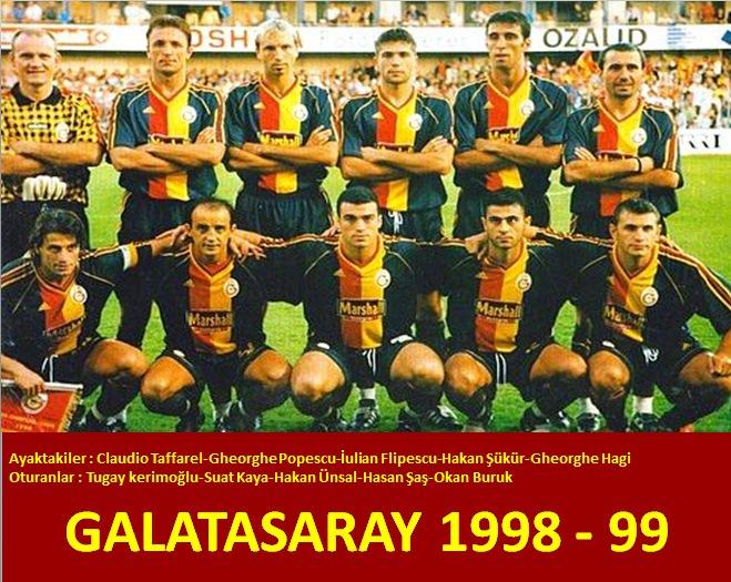 <p>GALATASARAY'IN 13. ŞAMPİYON KADROSU<br />
<br />
1998/1999 SEZONU</p>
