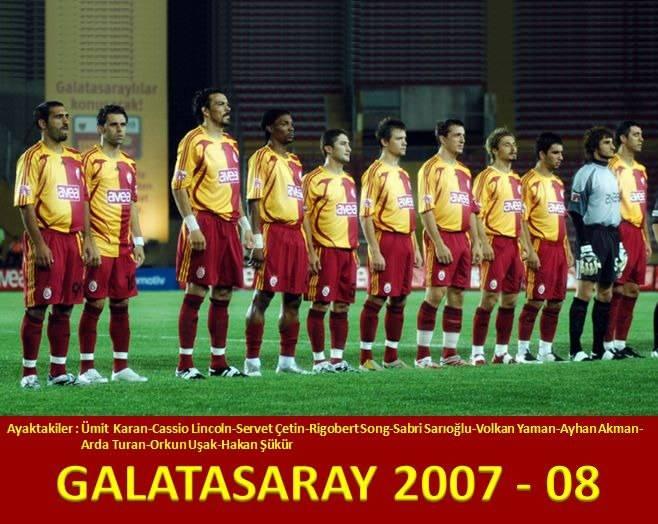 <p>GALATASARAY'IN 17. ŞAMPİYON KADROSU<br />
<br />
<br />
2007/2008 SEZONU</p>
