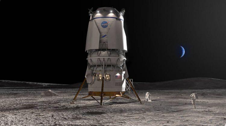 <p>NASA’dan yapılan açıklamada, Artemis programı için ikinci şirket olarak, SpaceX Starship’in ardından şimdi de Blue Origin ile anlaşıldığı duyuruldu.</p>
