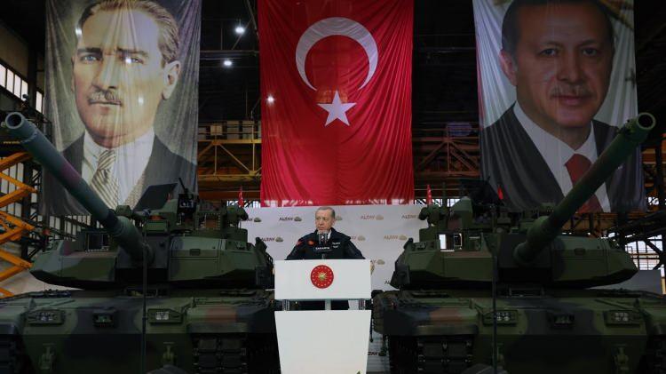 <p>Yeni Altay tankı</p>
