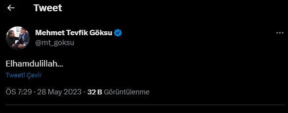 <p><strong>ESENLER BELEDİYE BAŞKANI MEHMET TEVFİK GÖKSU:</strong></p>

<p><strong>"Elhamdüilllah..."</strong></p>
